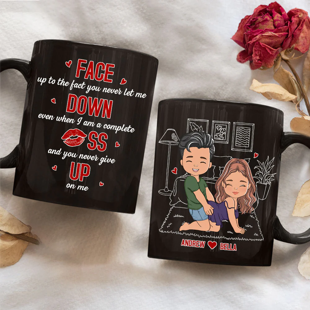Face Up To - Personalized Custom Coffee Mug - Image 5