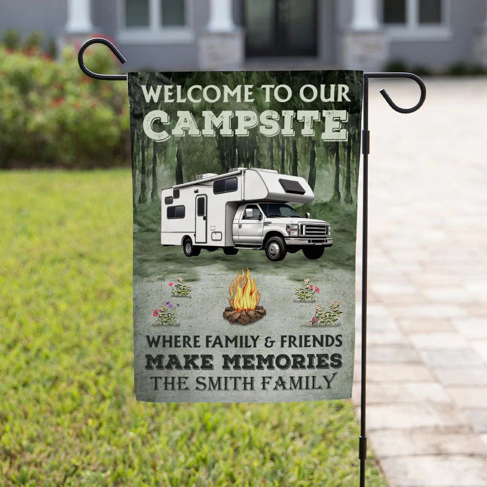 Family And Friends - Personalized Custom Flag - Image 4