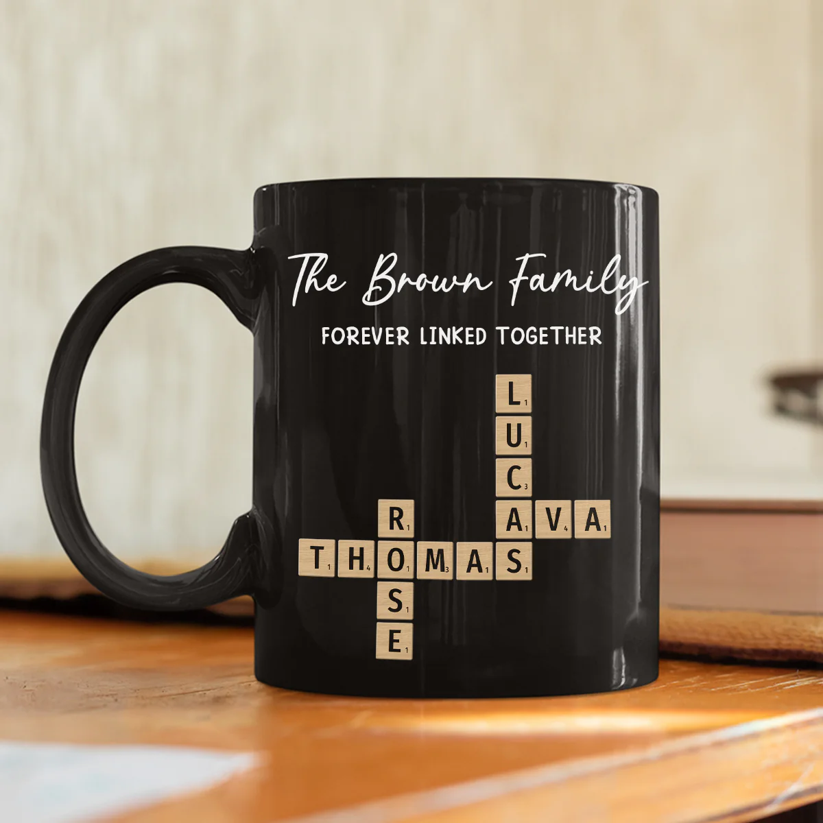 Family Bonds Grow Strong Forever - Personalized Custom Coffee Mug - Image 4