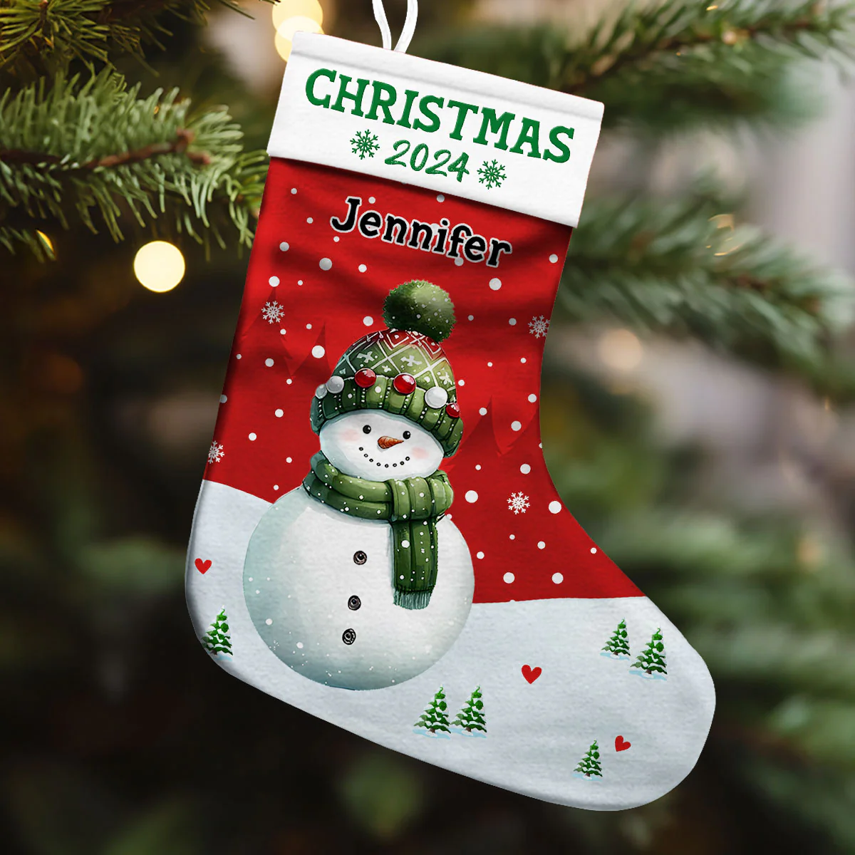 Family Christmas Stocking 2024 - Personalized Custom Christmas Stocking - Image 2