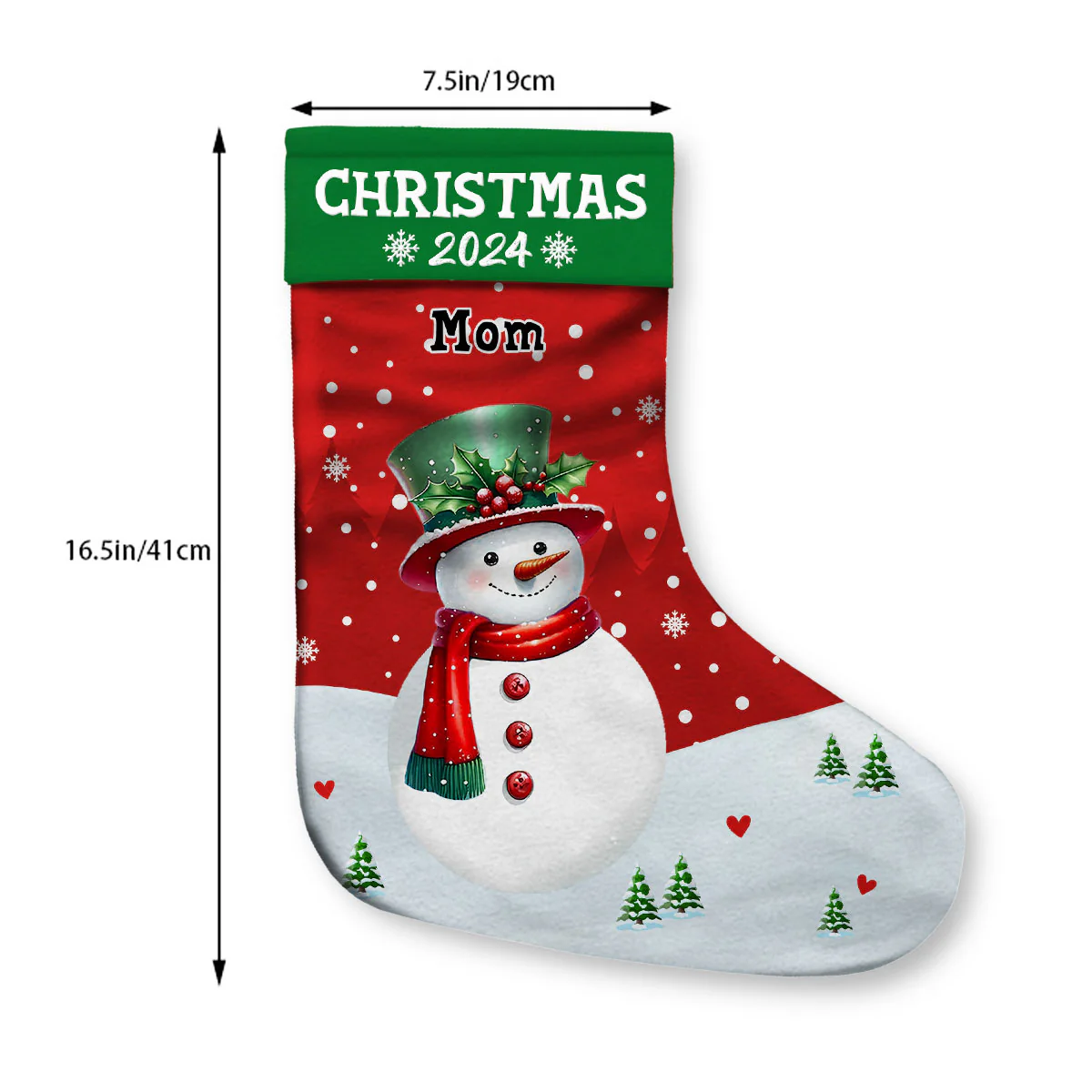 Family Christmas Stocking 2024 - Personalized Custom Christmas Stocking - Image 3