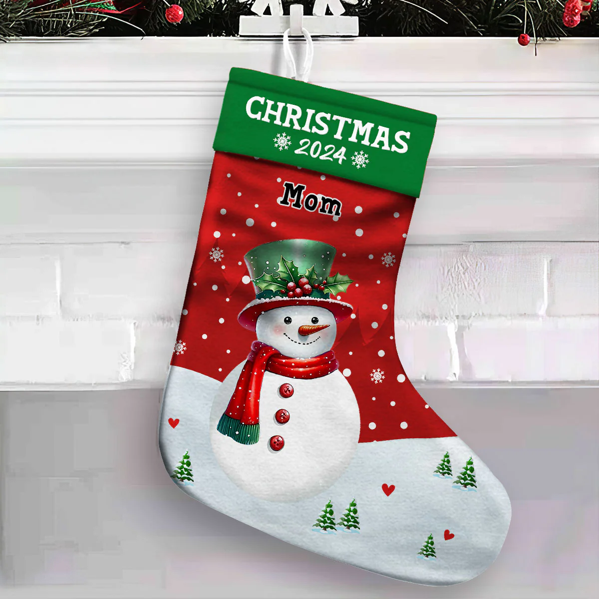 Family Christmas Stocking 2024 - Personalized Custom Christmas Stocking - Image 5