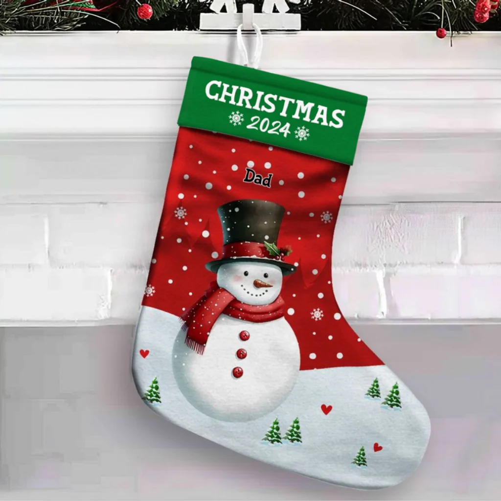 Family Christmas Stocking 2024 - Personalized Custom Christmas Stocking - Image 6
