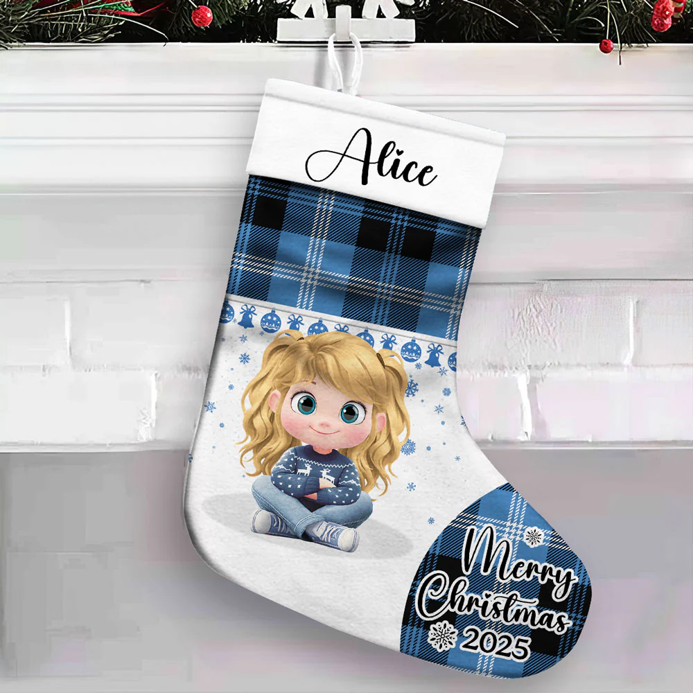 Family Christmas Stocking 2025 - Personalized Custom Christmas Stocking - Image 2
