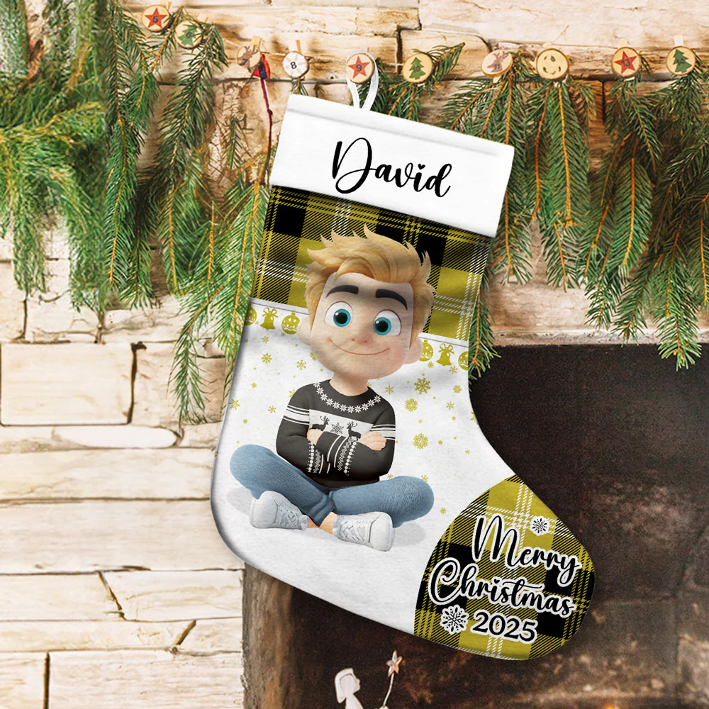 Family Christmas Stocking 2025 - Personalized Custom Christmas Stocking - Image 3