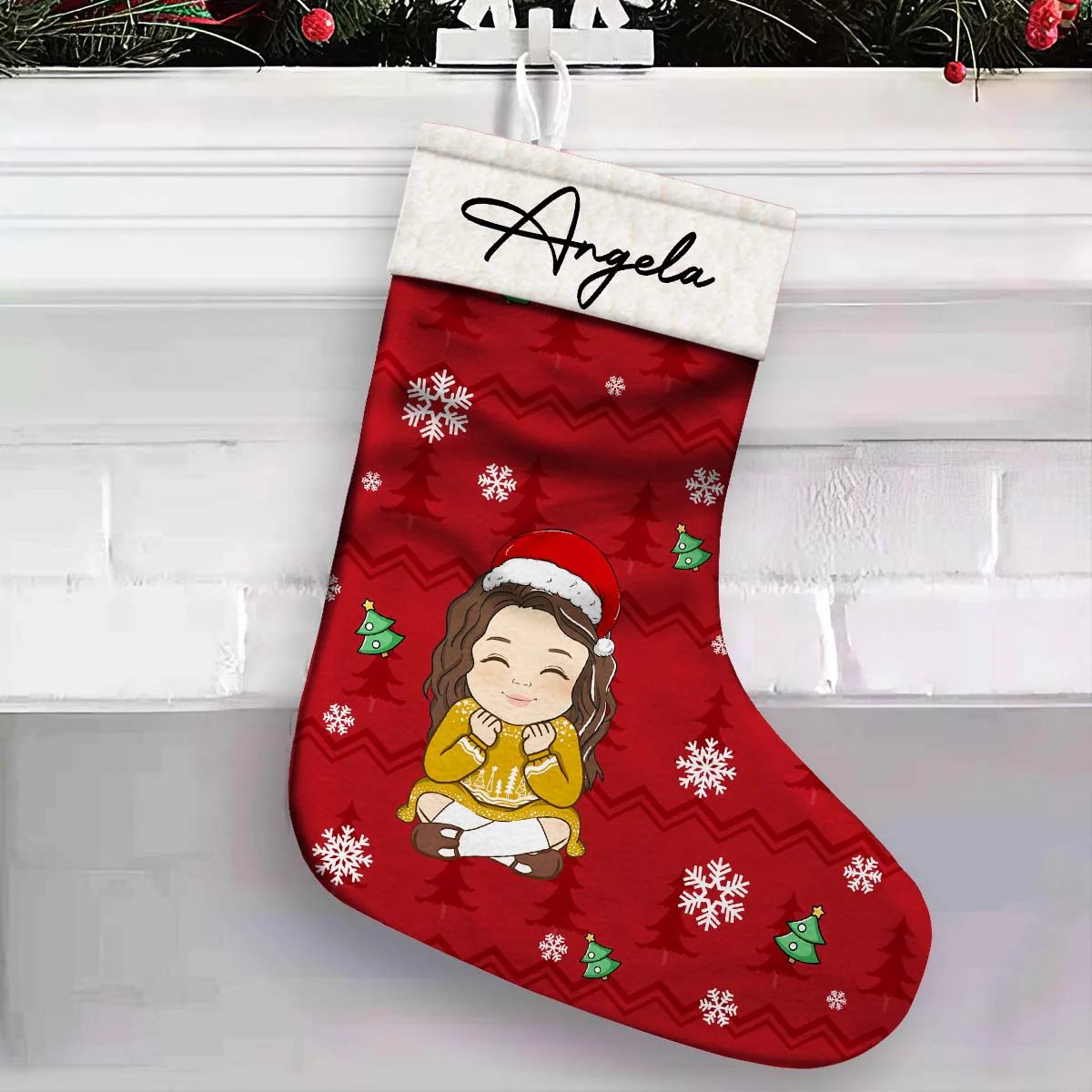 Family Christmas Stocking - Personalized Custom Christmas Stocking - Image 3