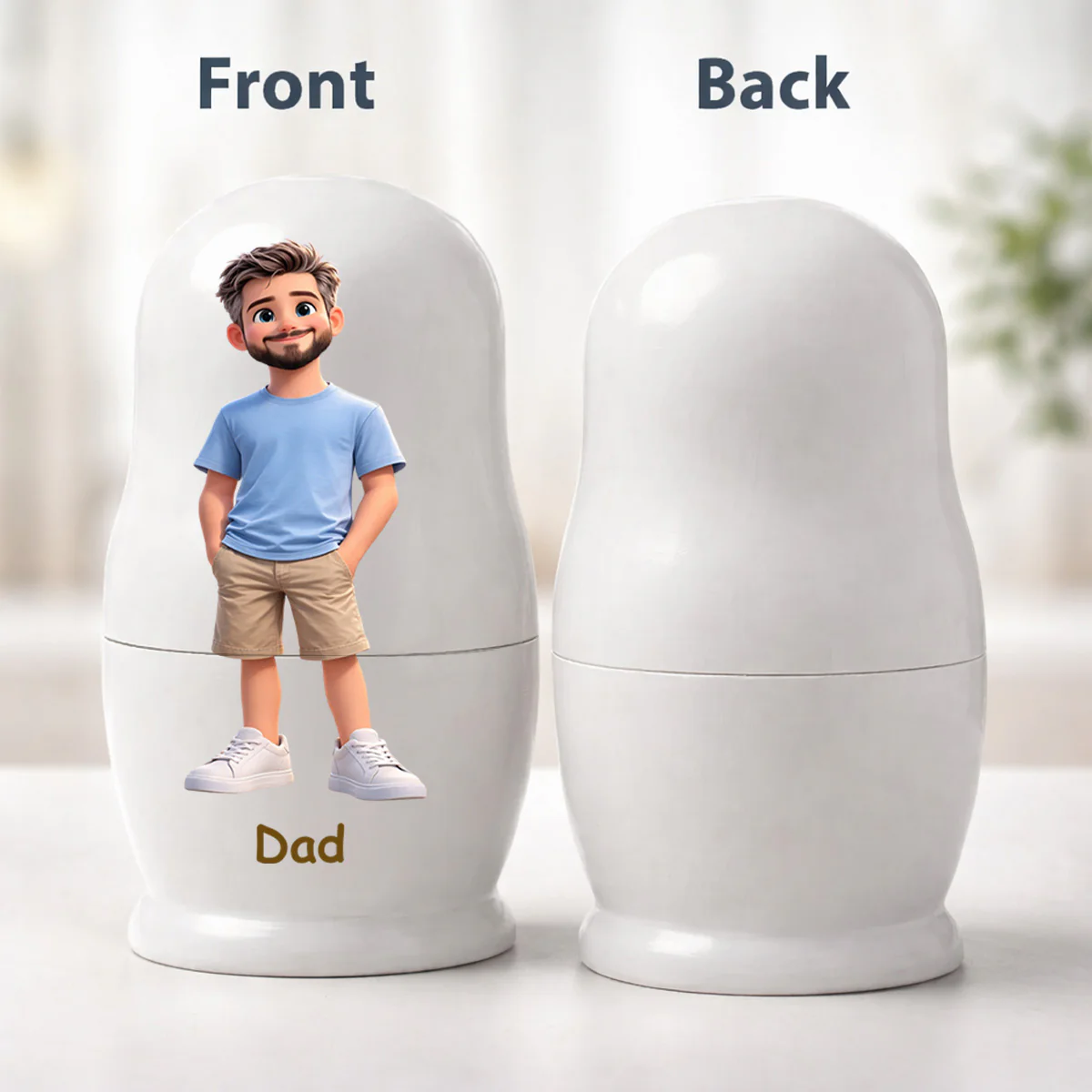 Family Forever - Personalized Custom Nesting Doll - Image 3