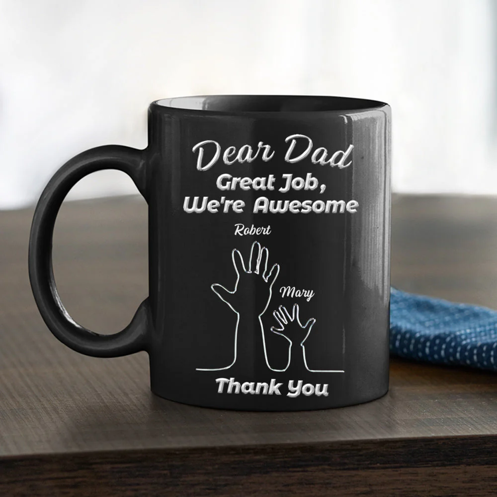 Family Hand - Personalized Custom Coffee Mug - Image 6