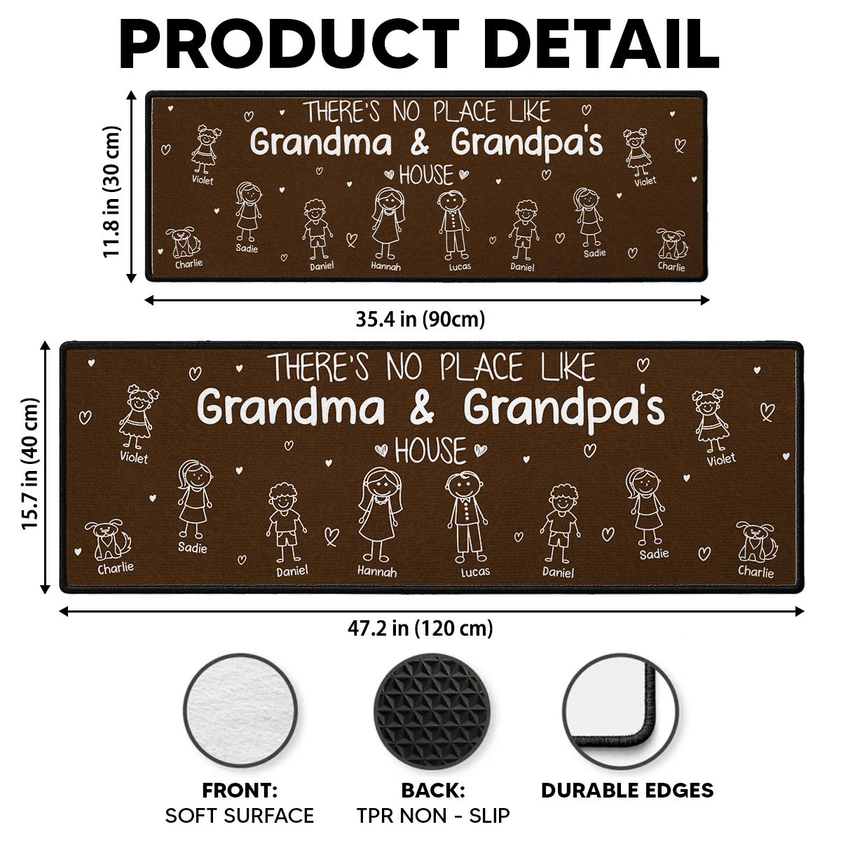 Family Love - Personalized Custom Runner Rug - Image 8
