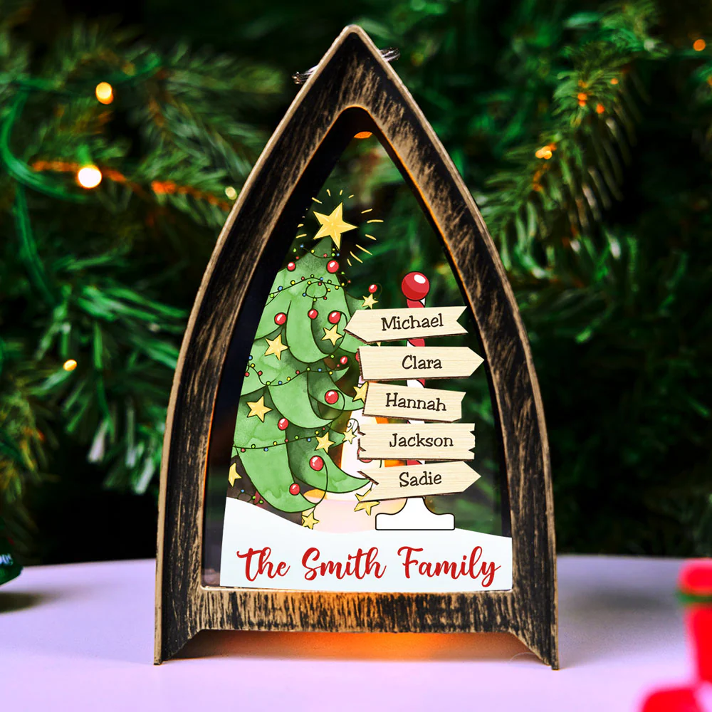 Family Name - Personalized Custom Table Lantern
