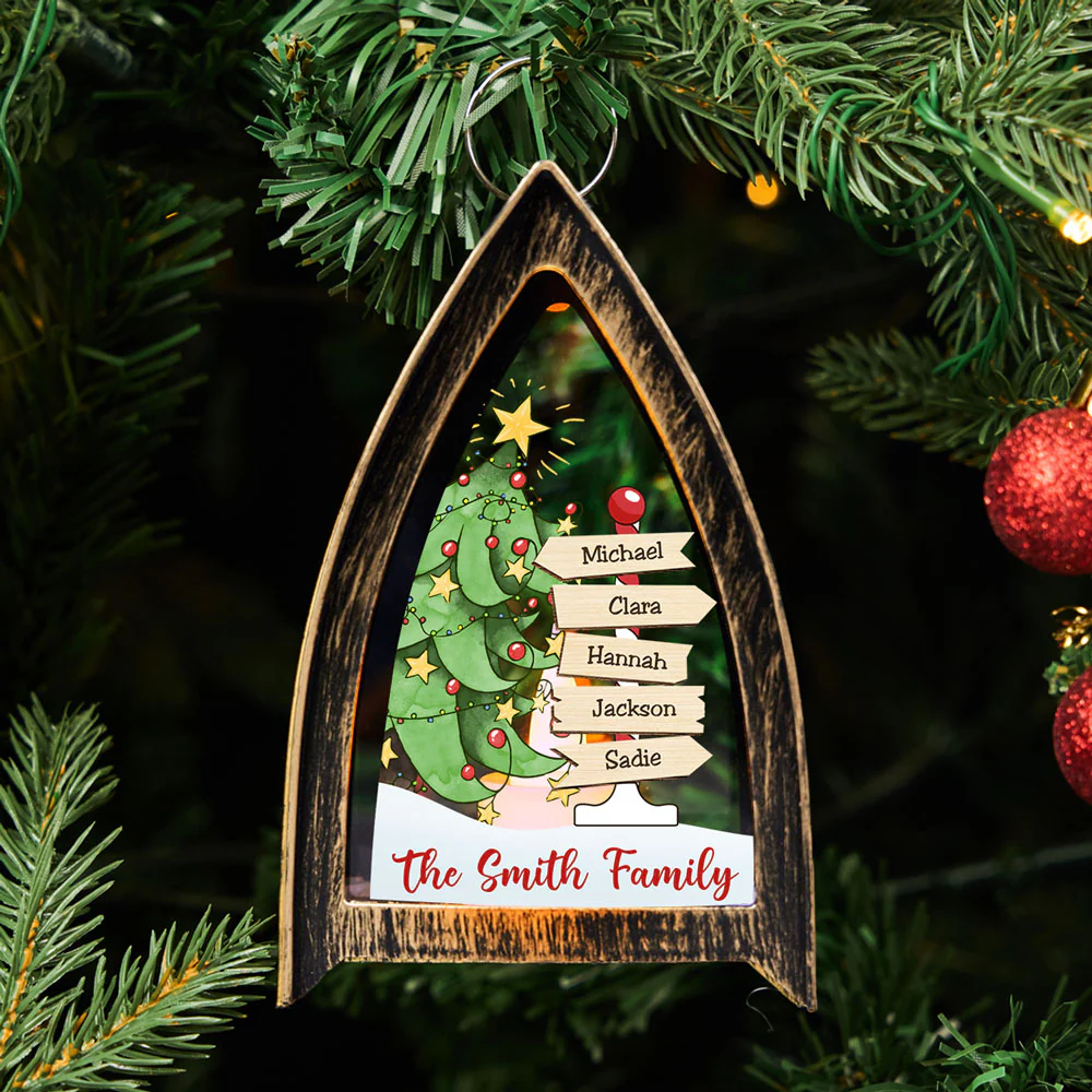 Family Name - Personalized Custom Table Lantern - Image 3