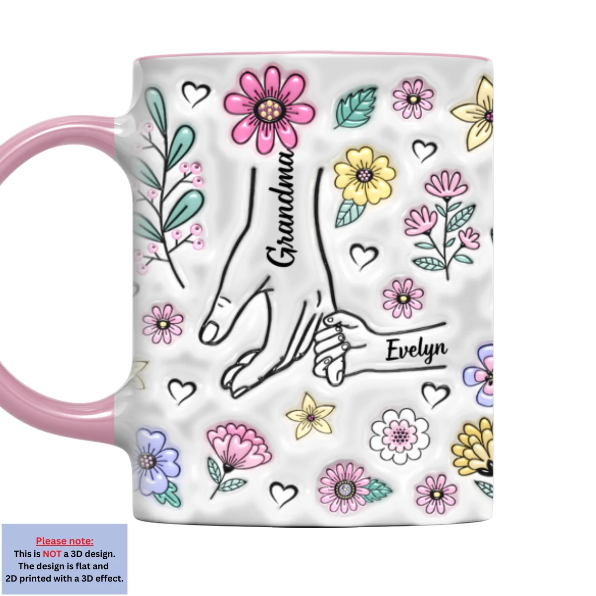 Family Over Everything - Personalized Custom 3D Inflated Effect Accent Mug - Image 7