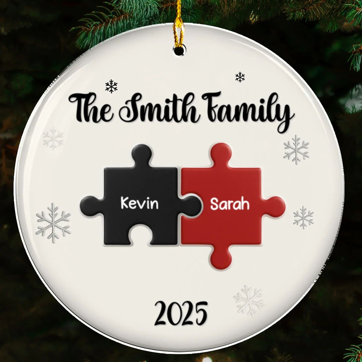 Family Pieces - Personalized Custom Acrylic Ornament - Image 6