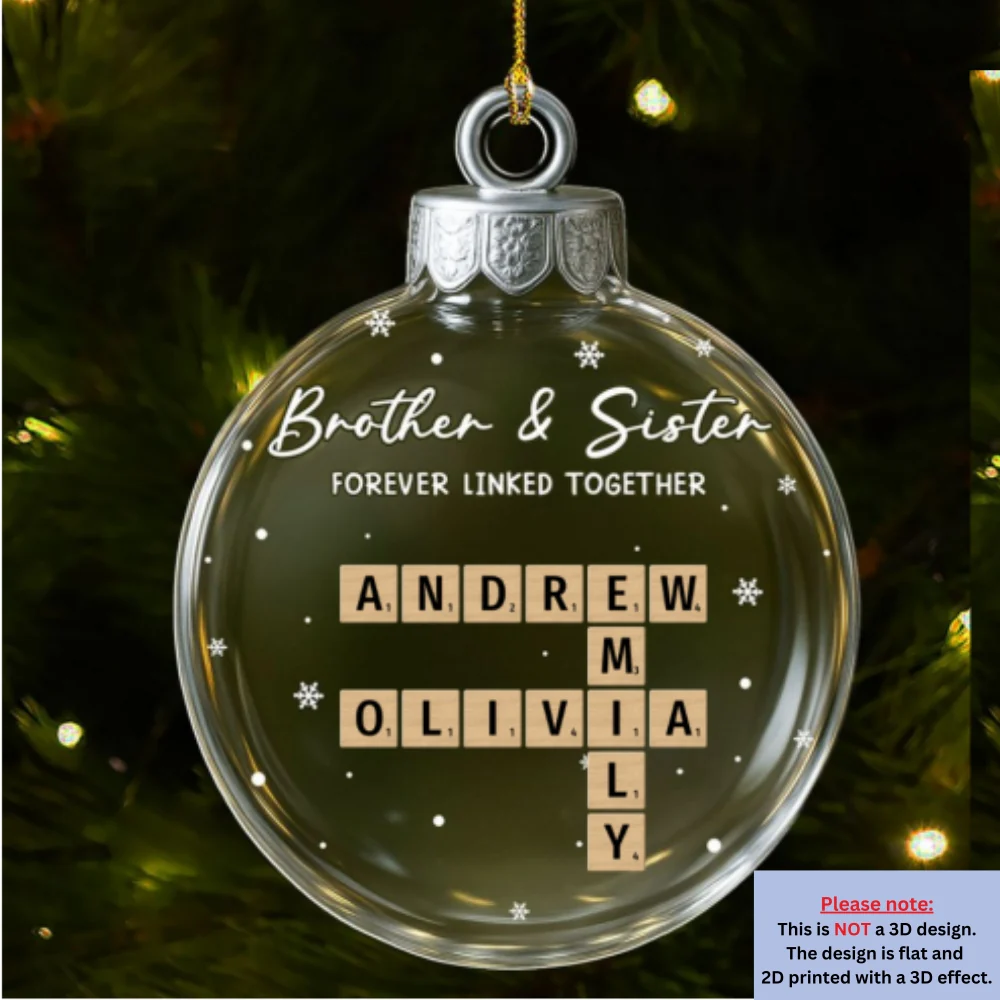 Family Roots Keep Us Close - Personalized Custom 3D Effect Acrylic Ornament - Image 6