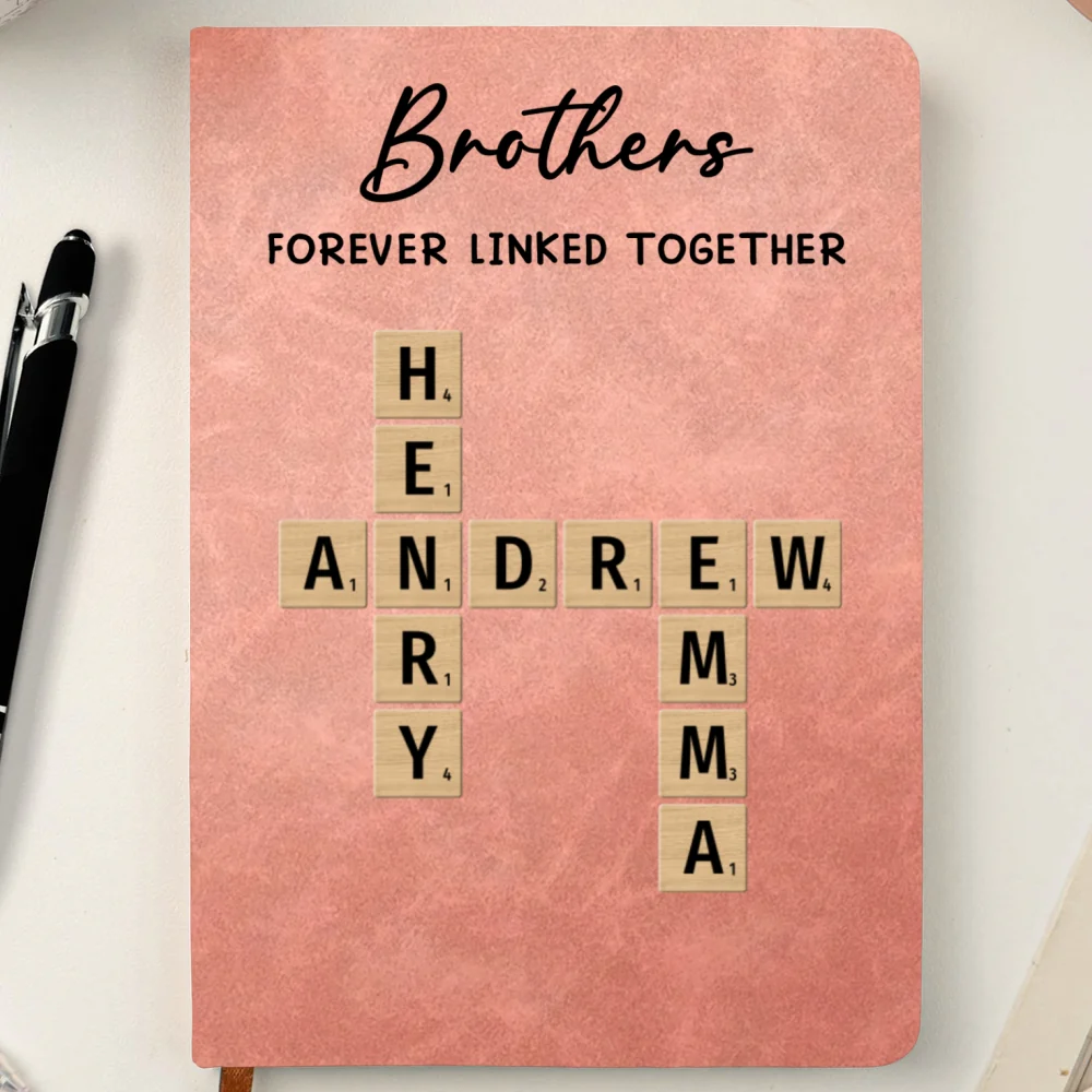 Family Roots Keep Us Together - Personalized Custom Leather Journal - Image 9