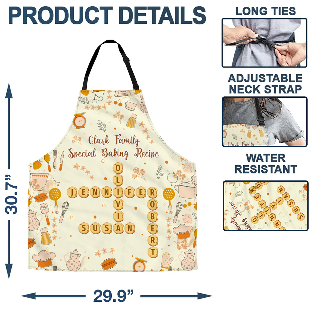 Family Special Recipe - Personalized Custom Apron - Image 4
