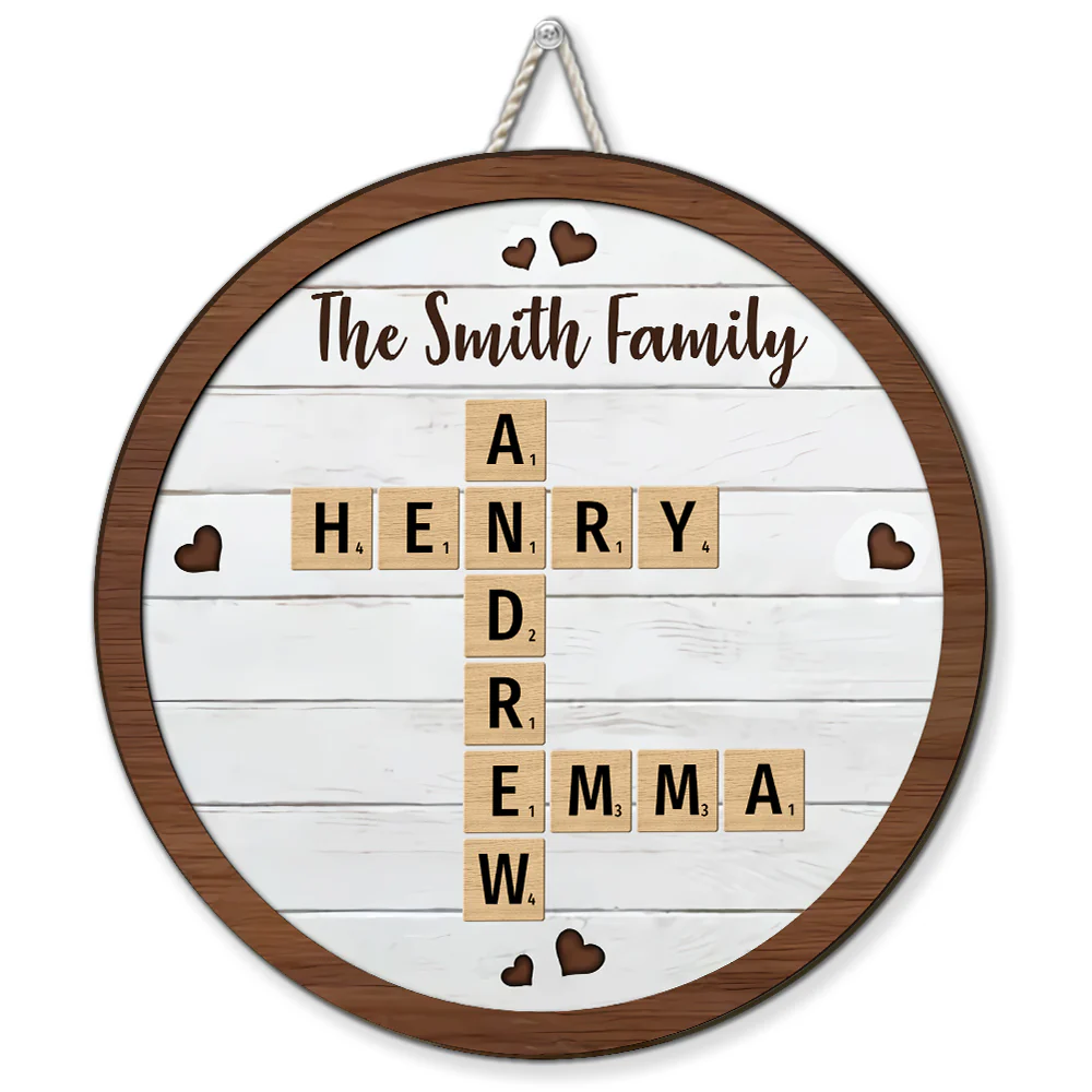 Family Together - Personalized Custom Wood Sign