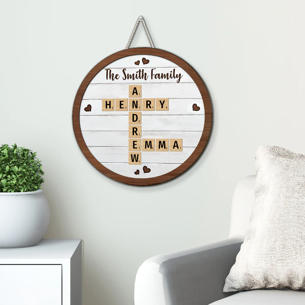 Family Together - Personalized Custom Wood Sign - Image 4