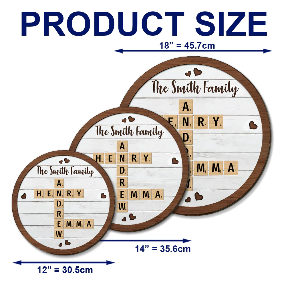 Family Together - Personalized Custom Wood Sign - Image 5