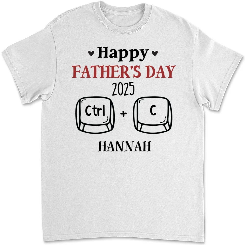 Father And Baby Matching - Personalized Custom T-shirt And Onesie - Image 4