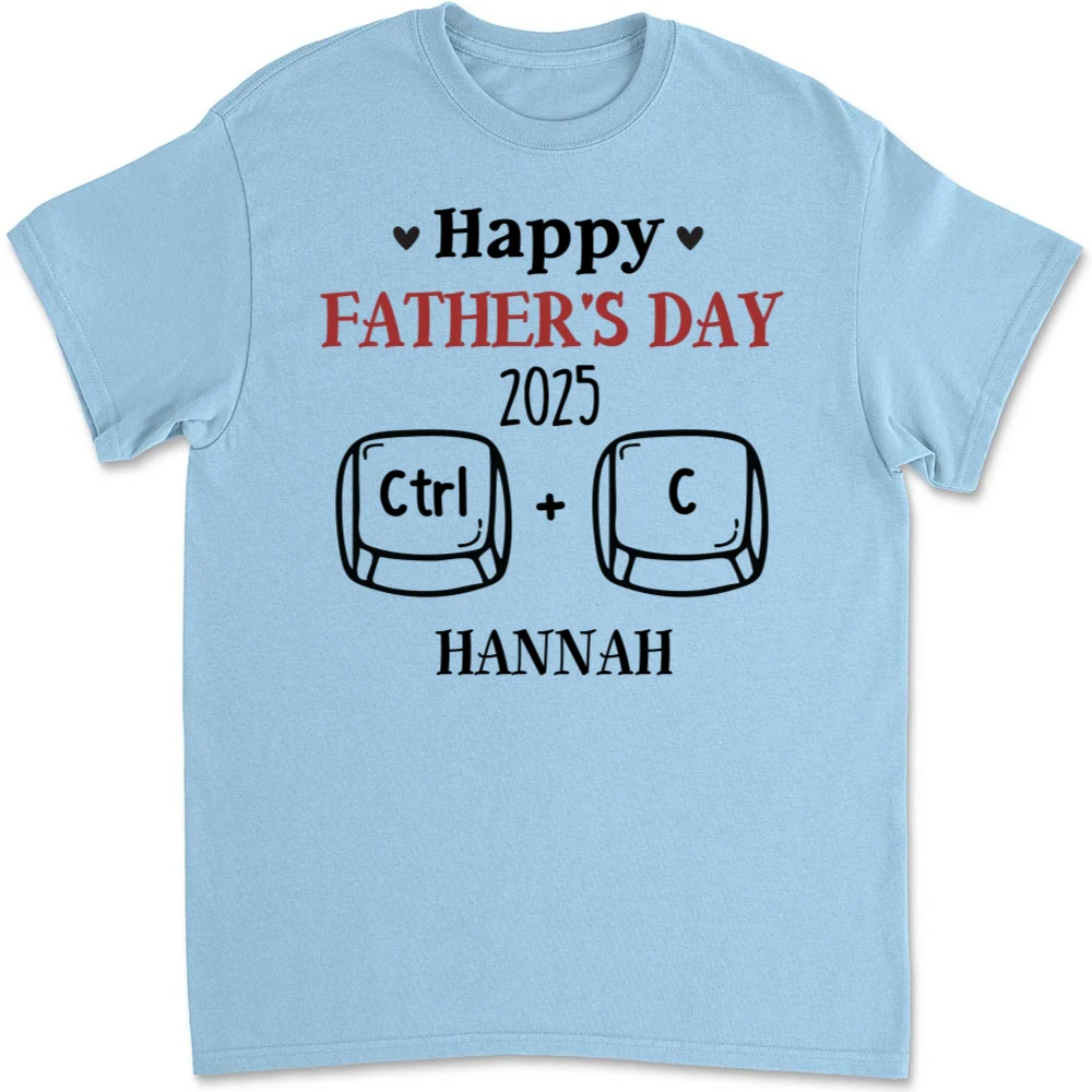 Father And Baby Matching - Personalized Custom T-shirt And Onesie - Image 5