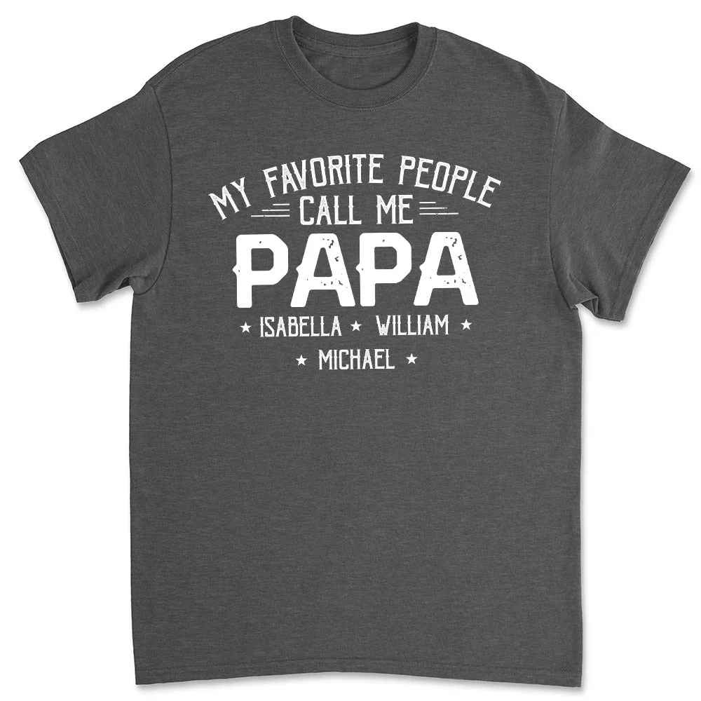 Favorite People Call Me - Personalized Custom Shirt - Image 2