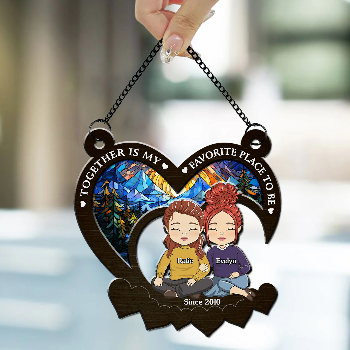 Favorite Place - Personalized Custom Suncatcher - Image 5