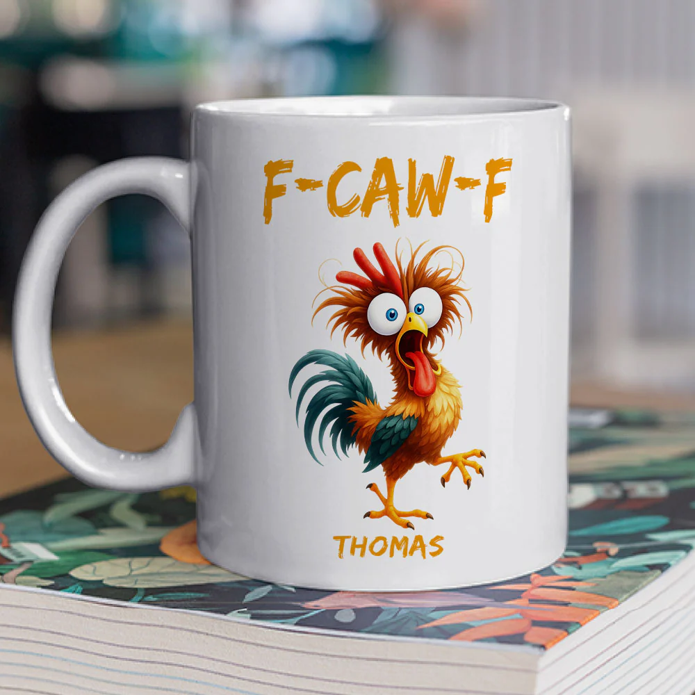 FCAWF Chicken Humor - Personalized Custom Coffee Mug - Image 2