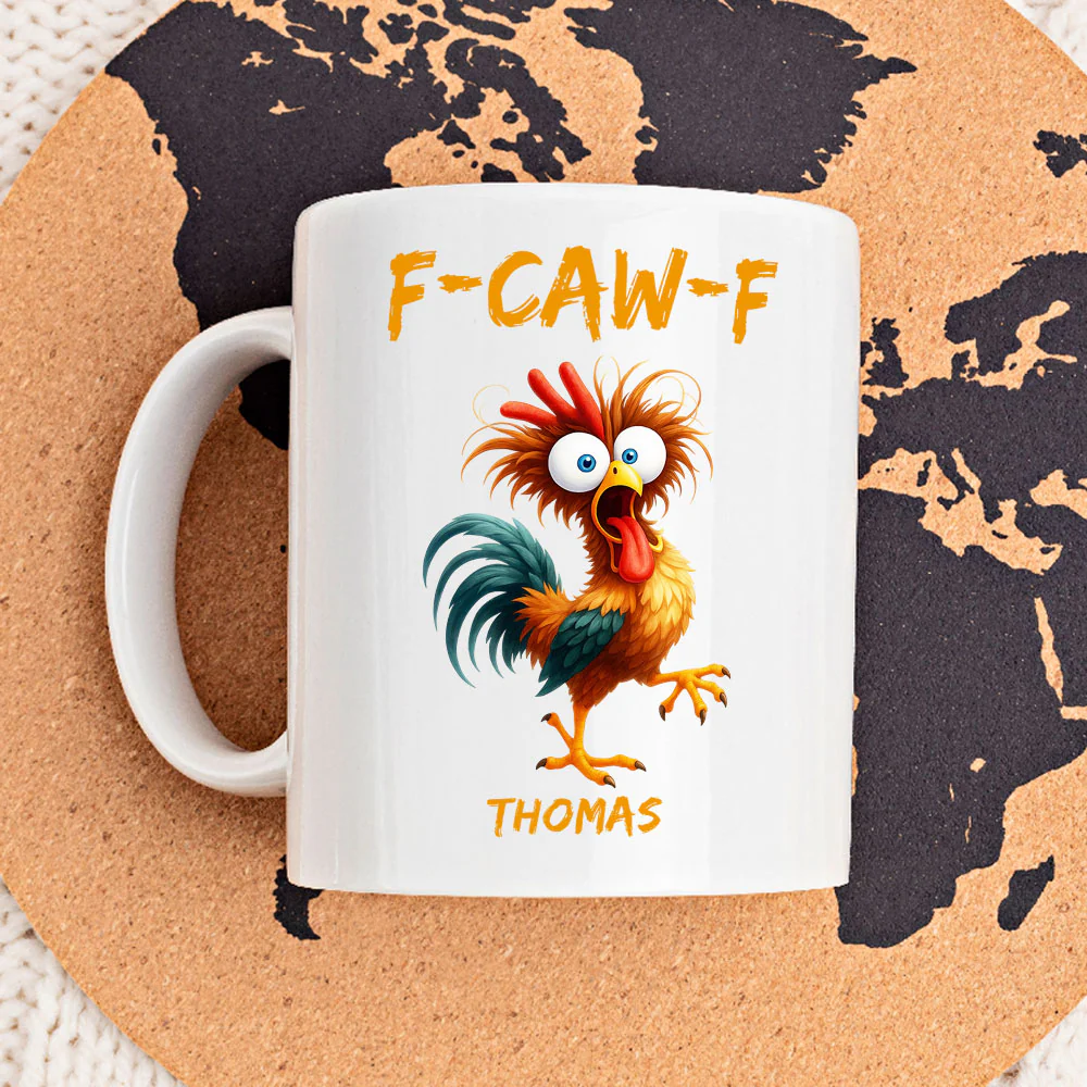 FCAWF Chicken Humor - Personalized Custom Coffee Mug - Image 3