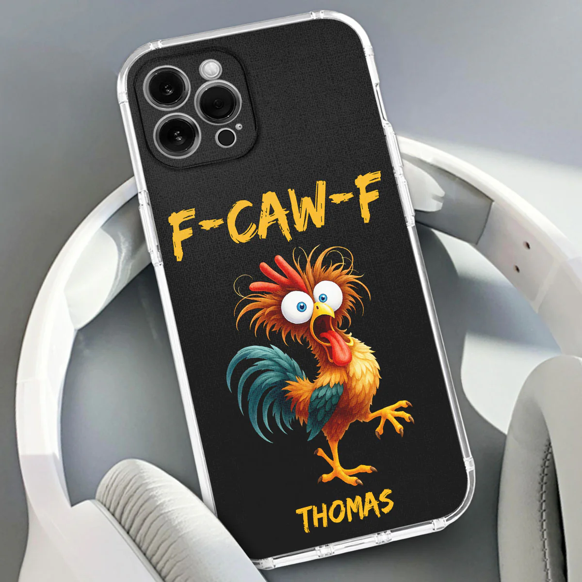 FCAWF Chicken Humor - Personalized Custom Phone Case - Image 3
