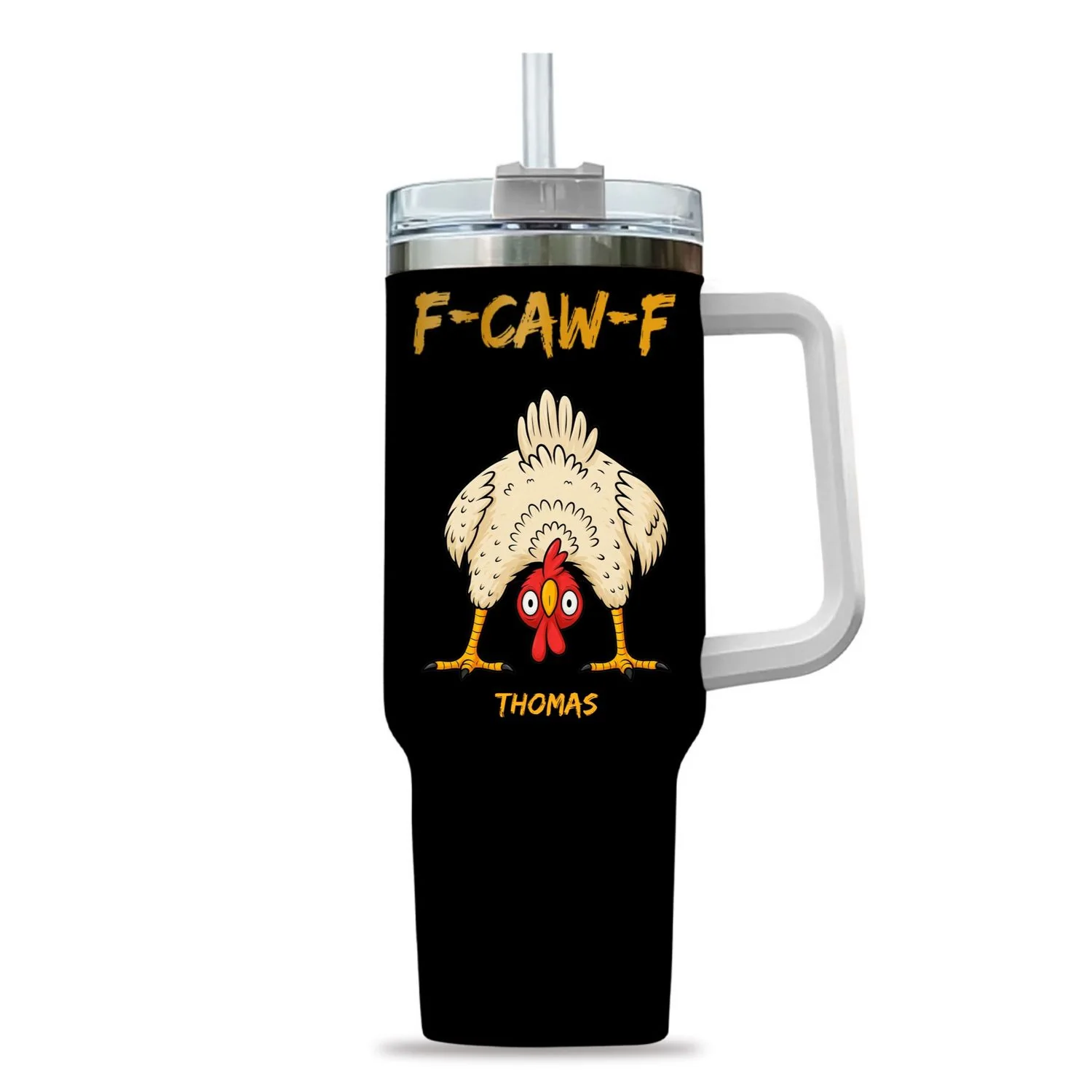 FCAWF Chicken Humor - Personalized Custom Tumbler - Image 11