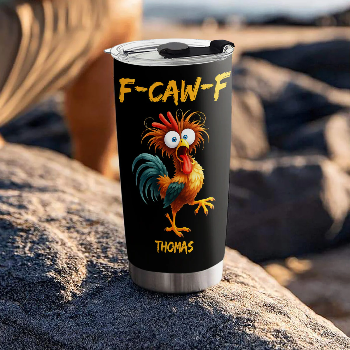 FCAWF Chicken Humor - Personalized Custom Tumbler - Image 4