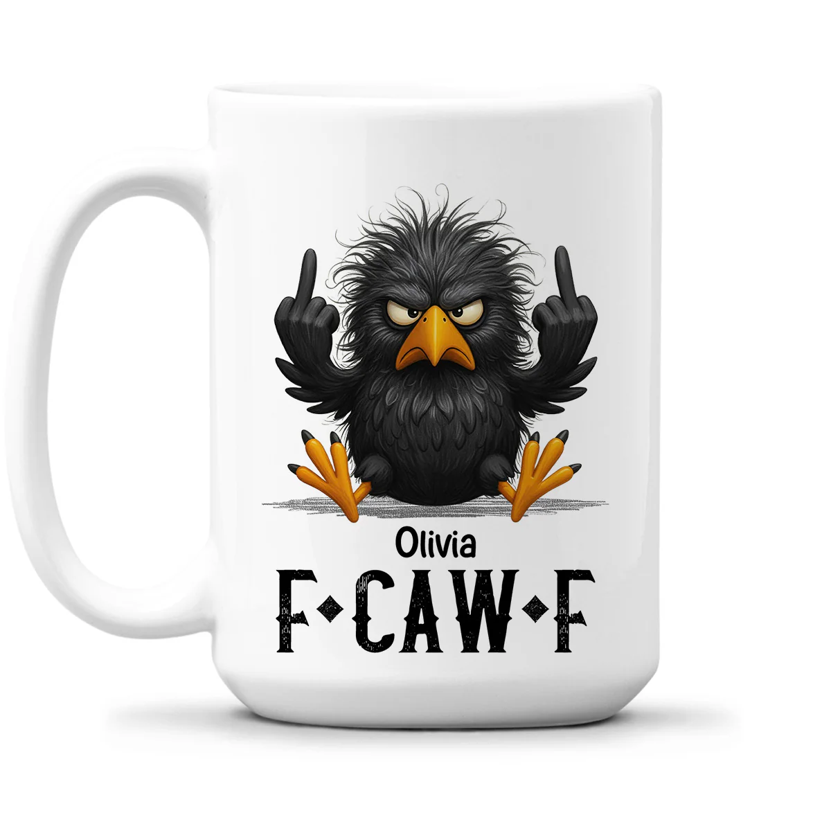 FCAWF Crow - Personalized Custom Coffee Mug - Image 2