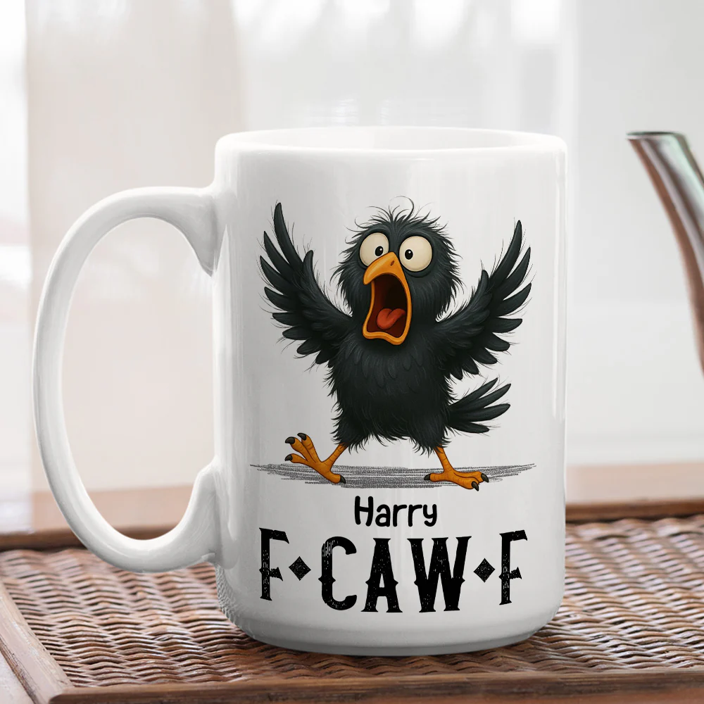 FCAWF Crow - Personalized Custom Coffee Mug - Image 5