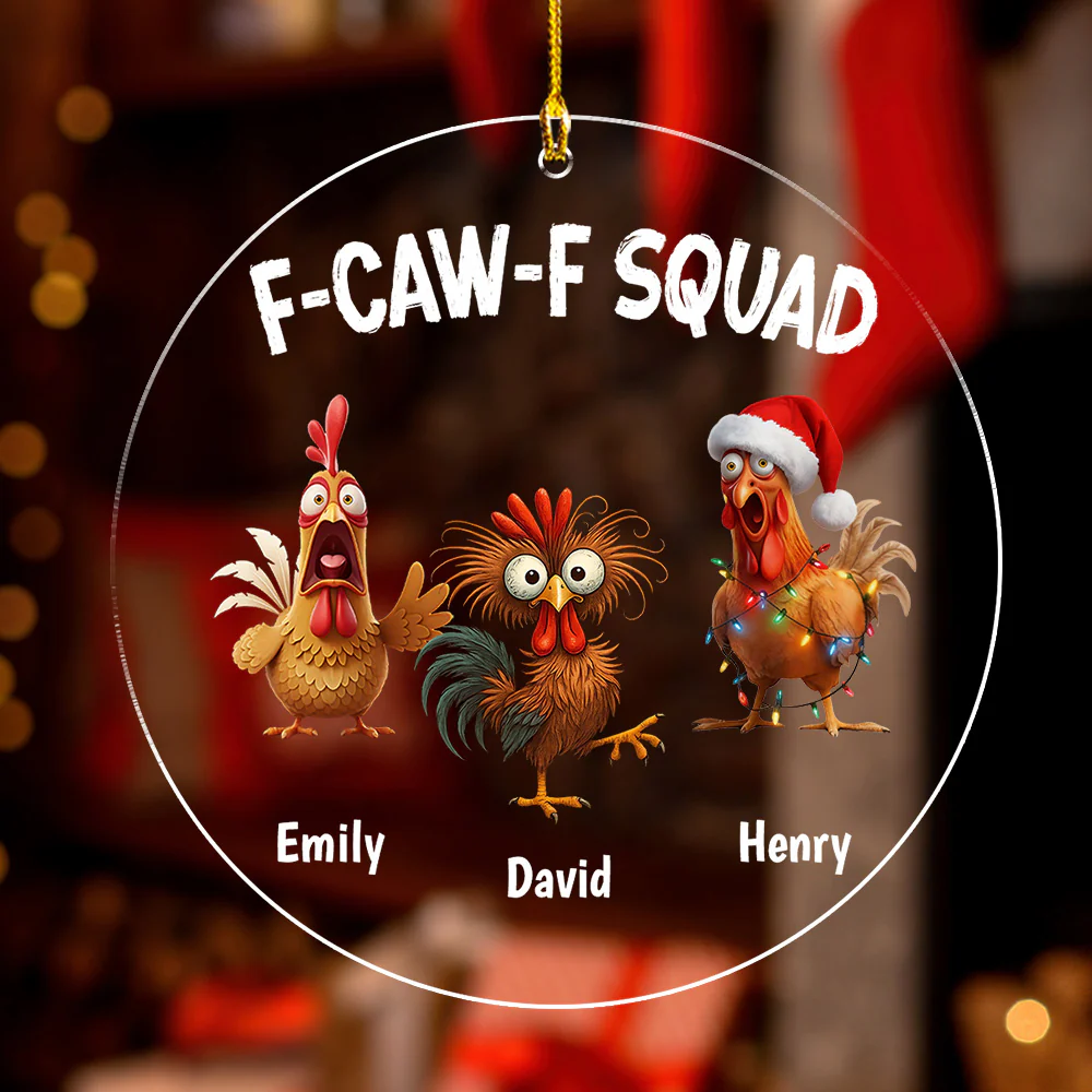 FCAWF Squad - Personalized Custom Acrylic Ornament - Image 3