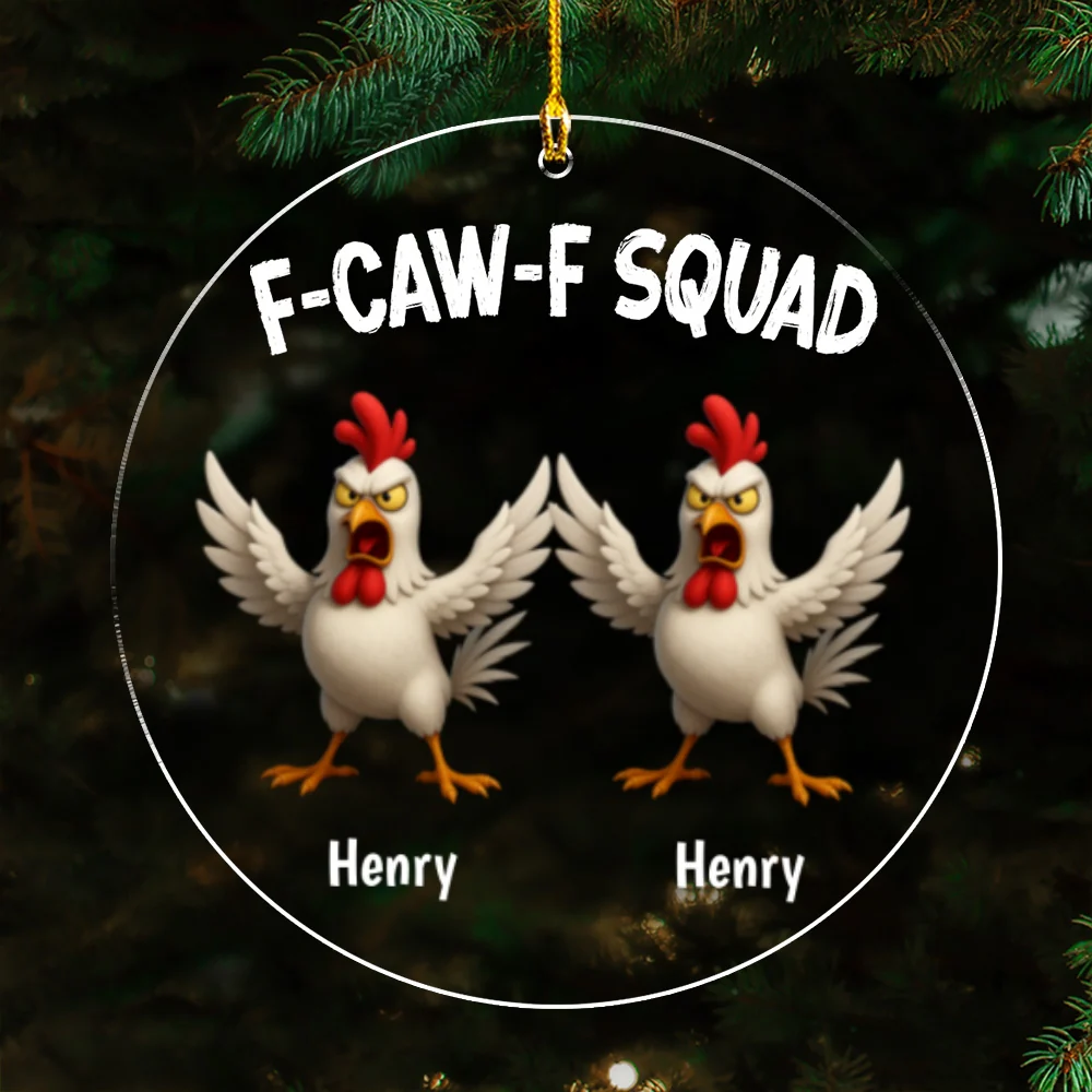 FCAWF Squad - Personalized Custom Acrylic Ornament - Image 6