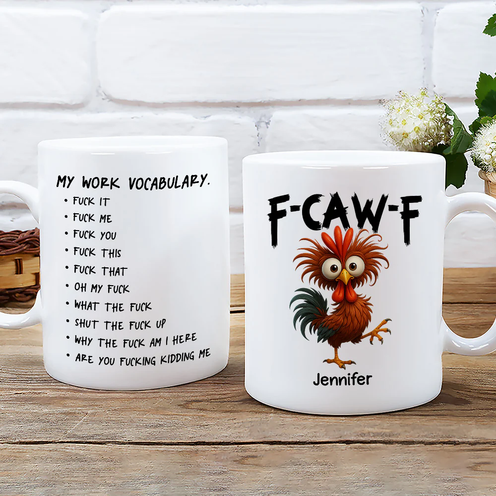 FCAWF Work Vocabulary - Personalized Custom Coffee Mug - Image 3