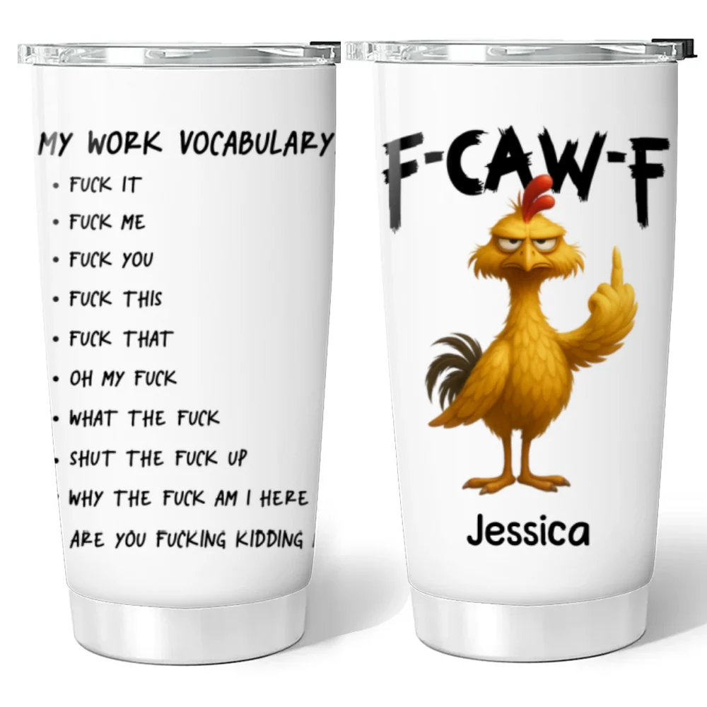 FCAWF Work Vocabulary - Personalized Custom Tumbler - Image 6