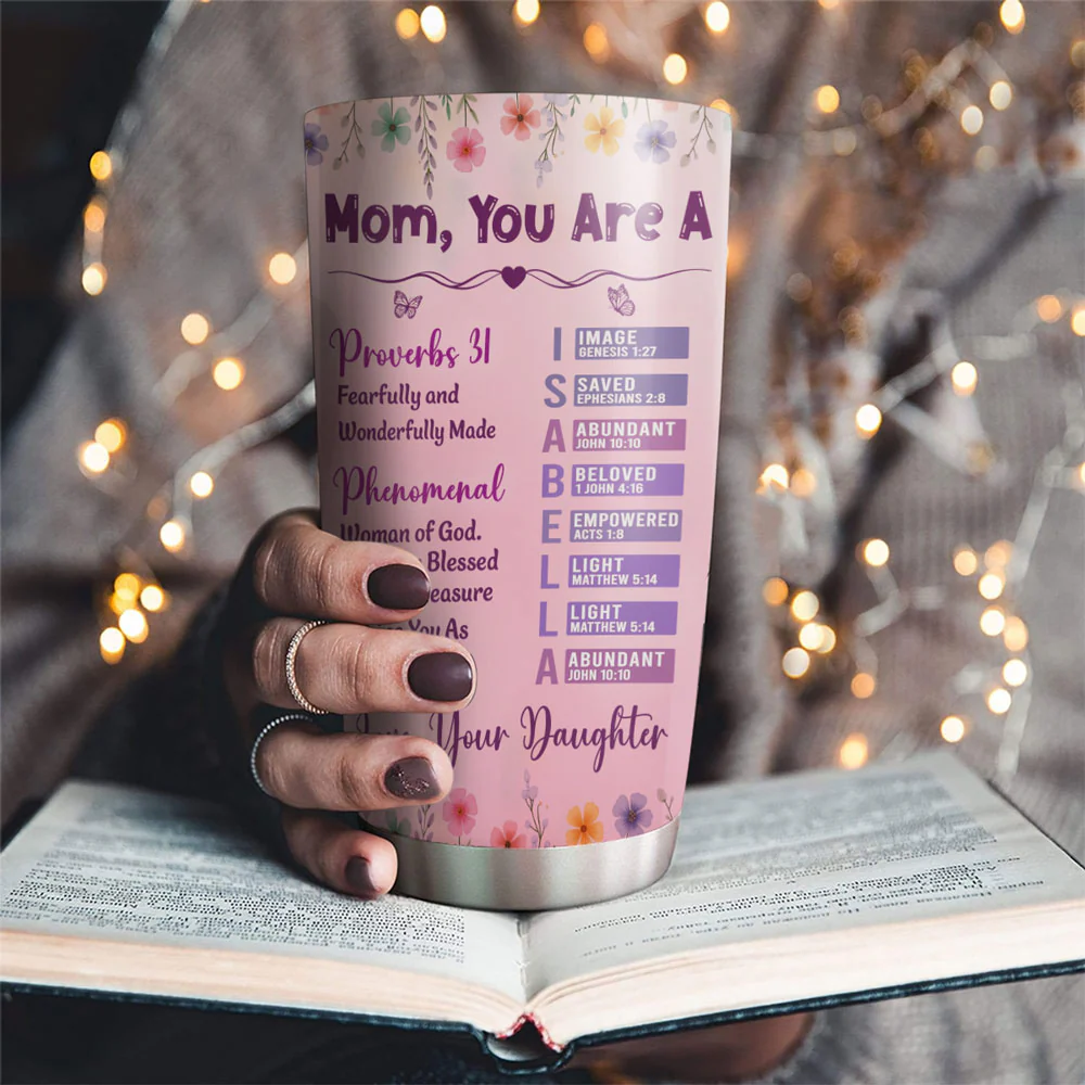 Fearfully And Wonderfully Made - Personalized Custom Tumbler - Image 2