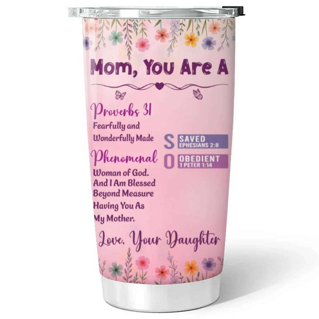 Fearfully And Wonderfully Made - Personalized Custom Tumbler - Image 6