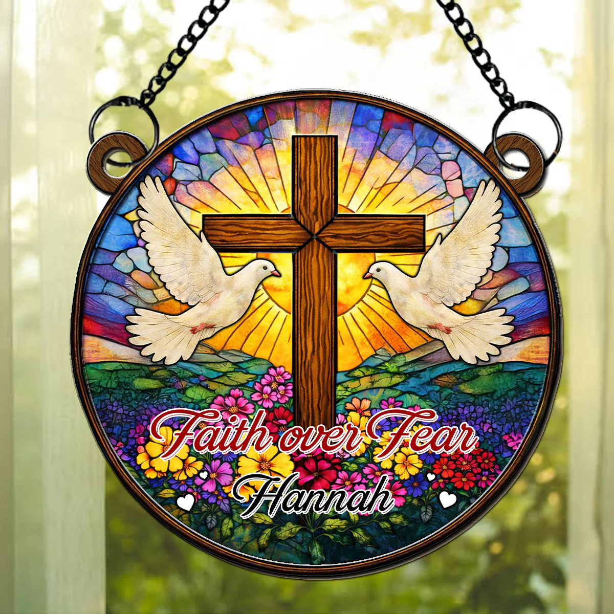 Filter Through My Soul - Personalized Custom Suncatcher - Image 4