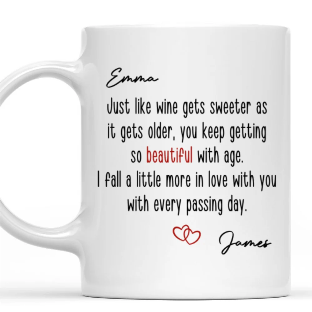 Fine Like Wine - Personalized Custom Coffee Mug - Image 7