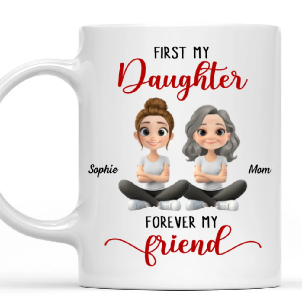 First And Forever - Personalized Custom Coffee Mug - Image 6