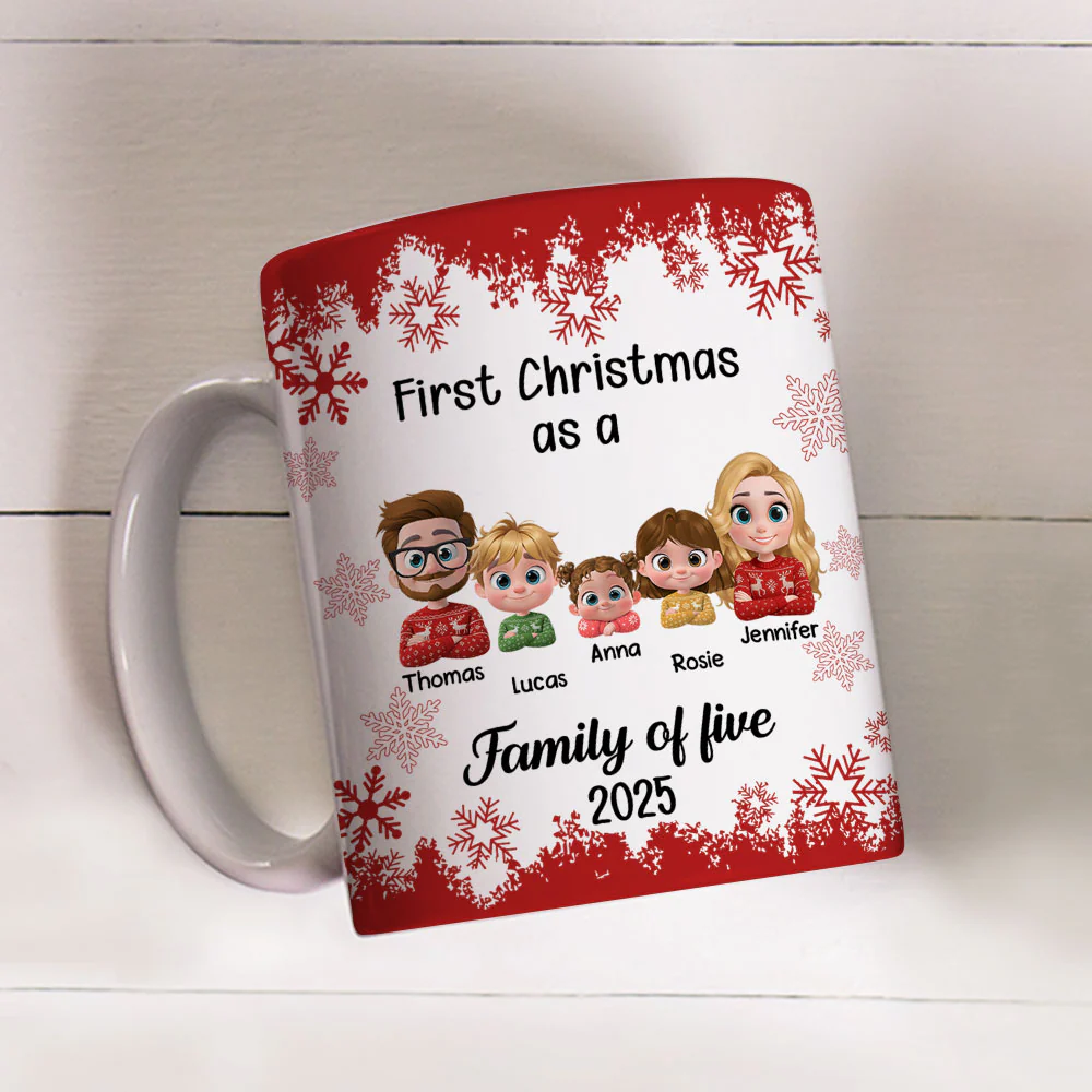 First Christmas Gift - Personalized Custom Coffee Mug - Image 6