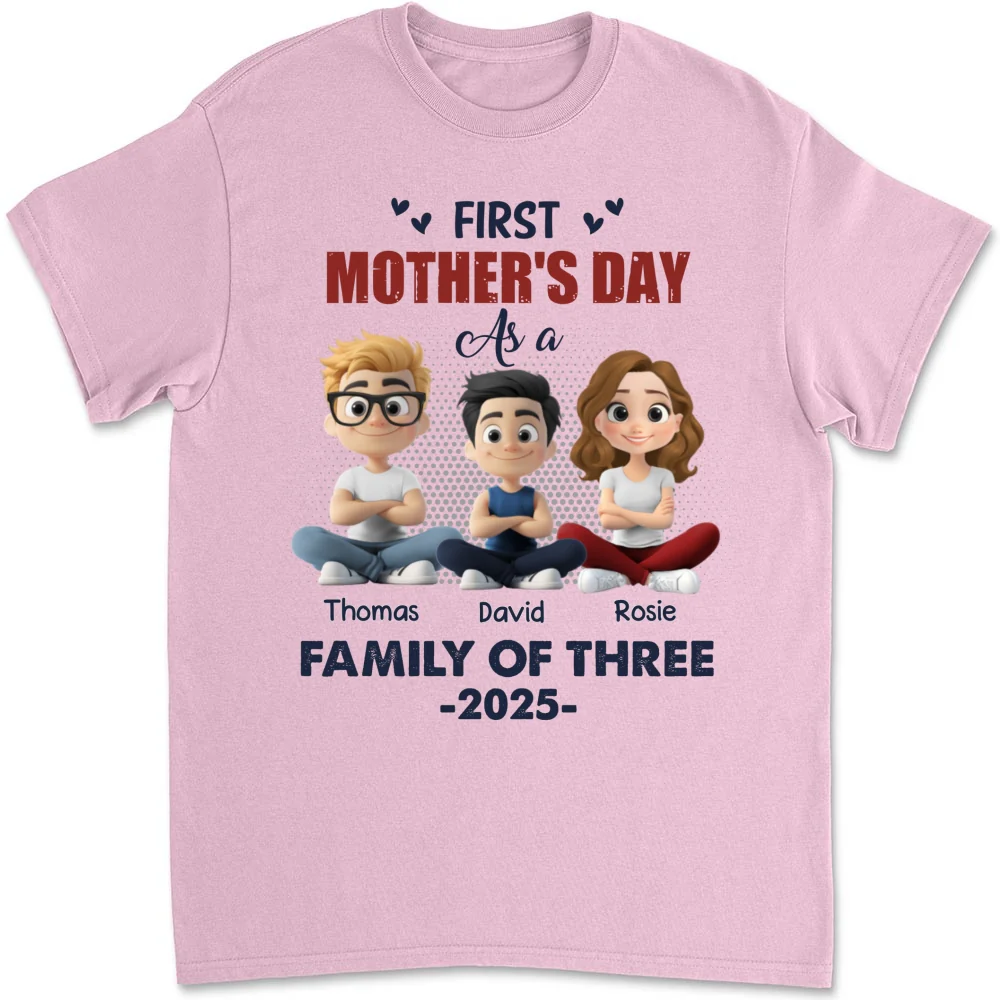 First Mother Day As A Family - Personalized Custom Shirt - Image 9
