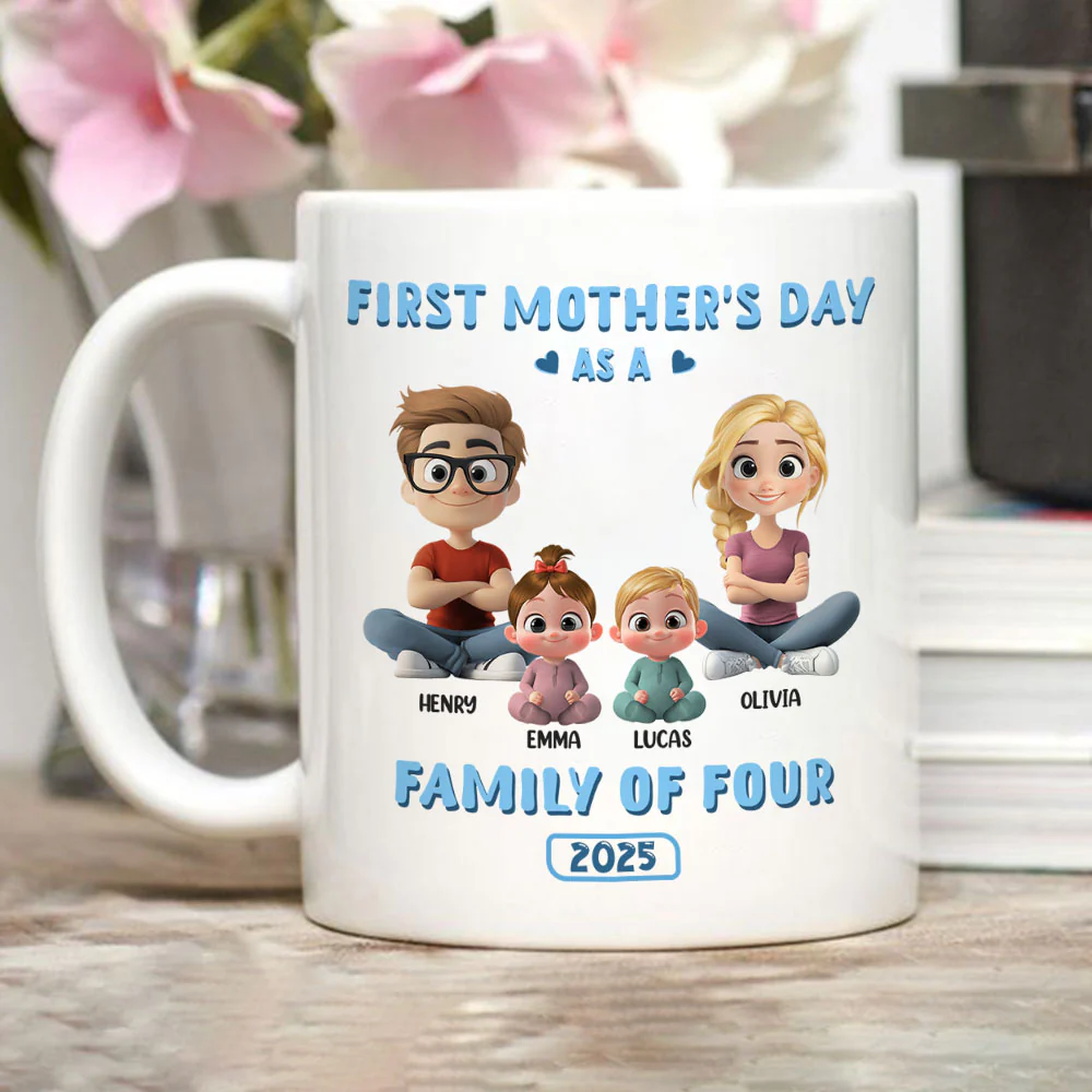 First Mother Day - Personalized Custom Coffee Mug - Image 2