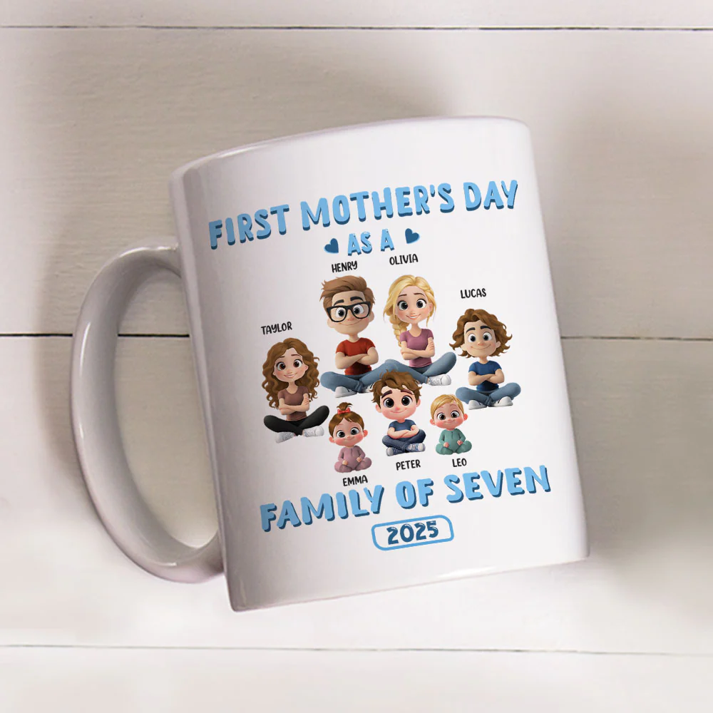 First Mother Day - Personalized Custom Coffee Mug - Image 3