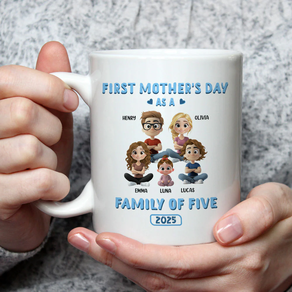 First Mother Day - Personalized Custom Coffee Mug - Image 6