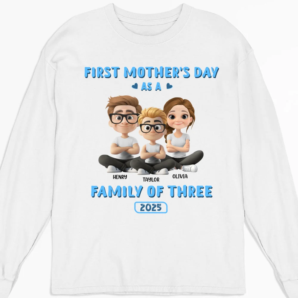 First Mother Day - Personalized Custom Shirt - Image 10