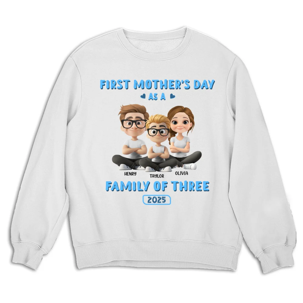 First Mother Day - Personalized Custom Shirt - Image 13
